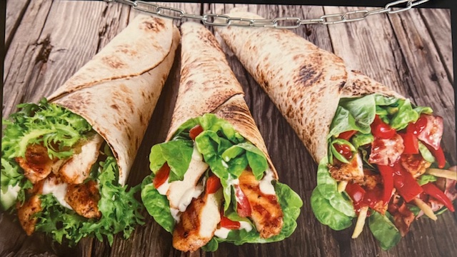 Verschillende Wraps